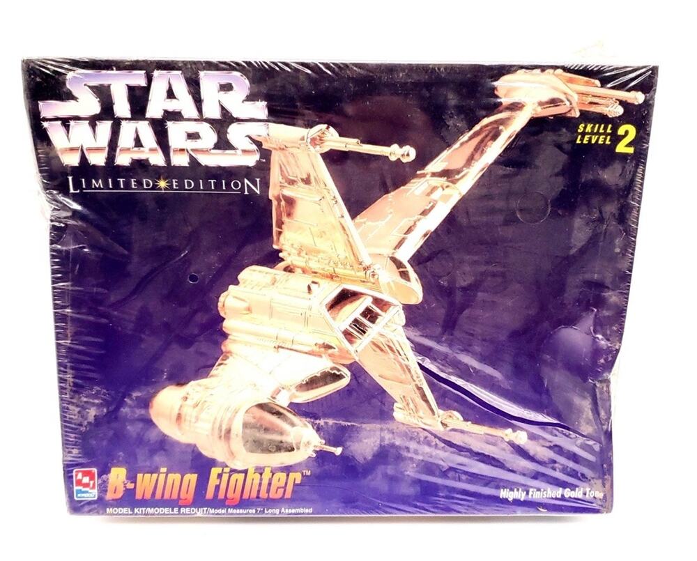 Star Wars B-Wing Fighter Model Kit New & Sealed - AMT-Ertl Limited Edition TORN